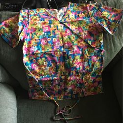 Scrub Top Floral