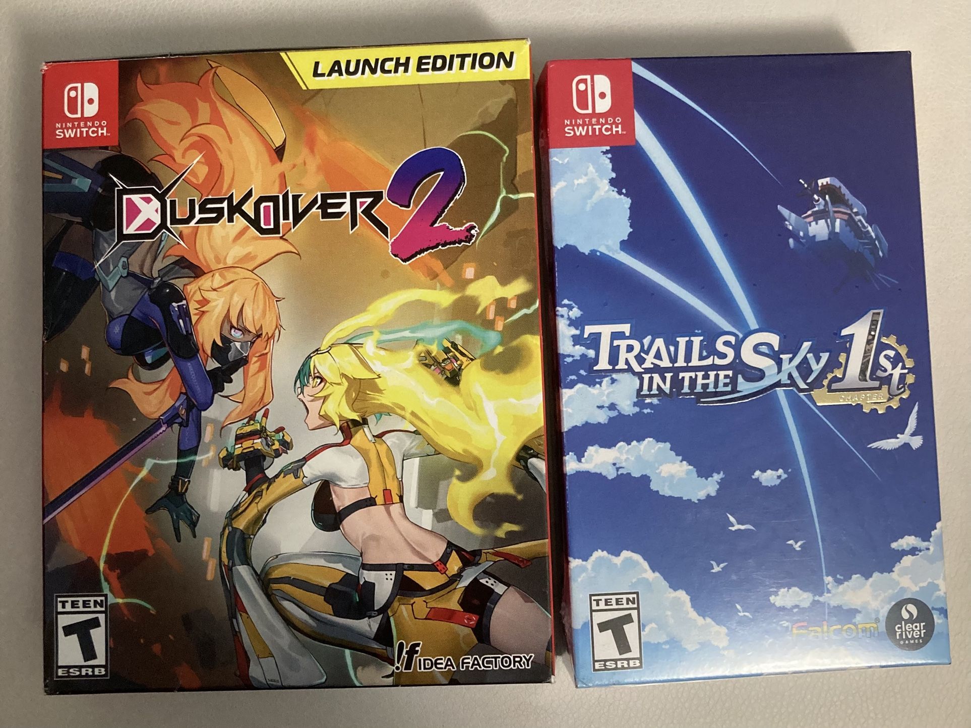 Trails in the Sky 1st remake Steel Book Edition switch game + dusk diver 2 rpg