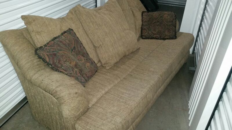 Over sized couch. Sooo comfortable