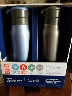 Built stainless steel bottles