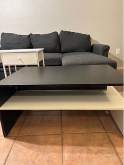 Black and White Modern Coffee Table