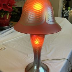 Correia Art Glass Lamp