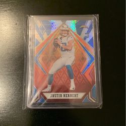 2020 Justin Herbert Rising Phoenix Hologram Rookie