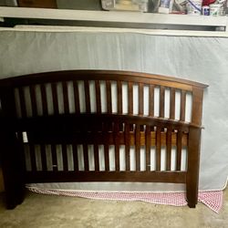 Queen Bed - Headboard, Footboard, Mattress, And Boxspring