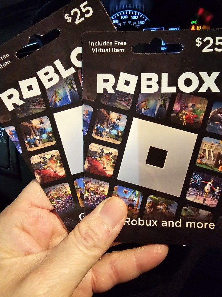 2 Roblox Cards