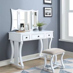 Brand New 3 PC White Vanity Set