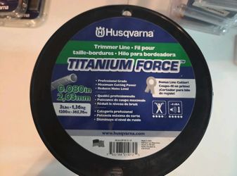 Husqvarna Titanium Force Trimmer Line 3 Lbs .080" 1200 Feet