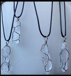 Crystal Quartz Necklaces