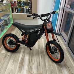 Tuittio E-Dirt Bike 75Distance Miles 40Mph 