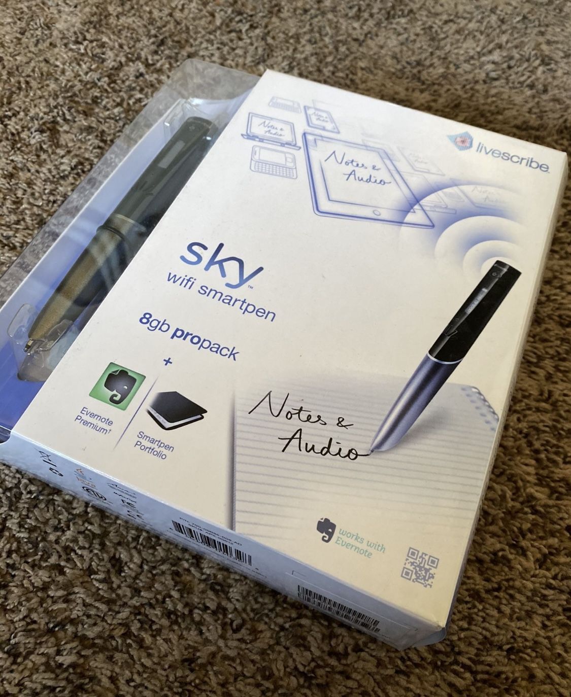 LIVESCRIBE Sky wifi smartpen 8gb USED