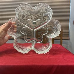 Vintage 1970’s Mikasa Carmen divided 3 Part Relish Dish Or Veggie Tray