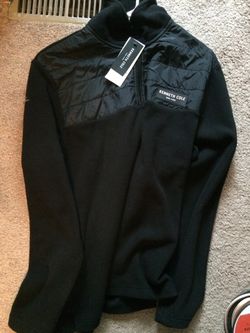 Kenneth Cole Men’s Large Black Coat