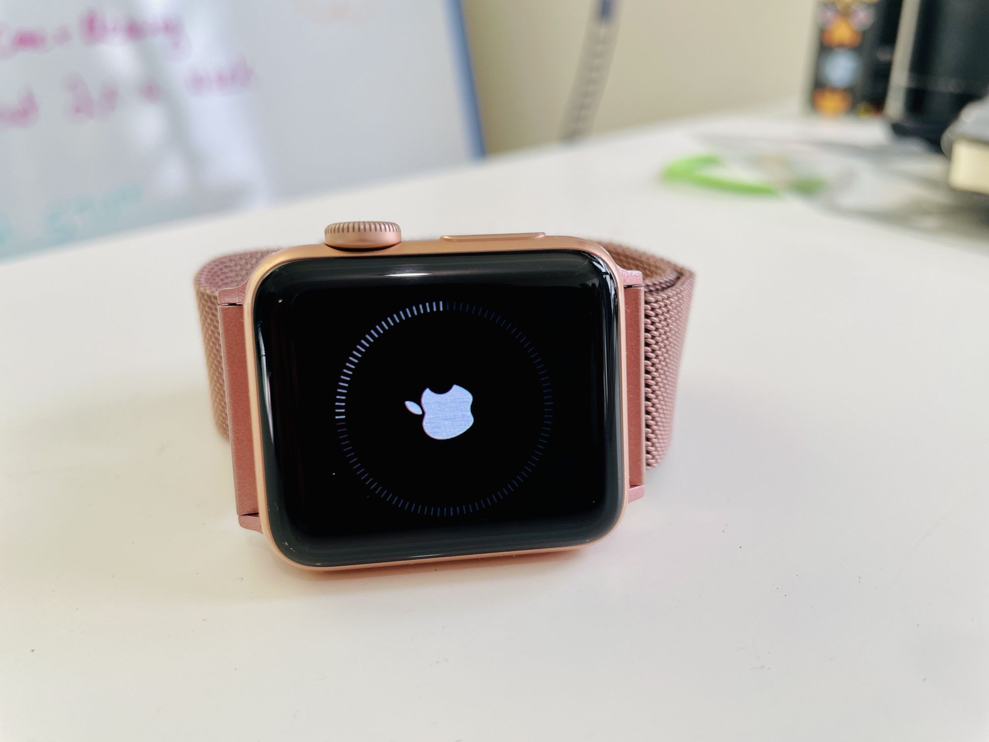 Rose Gold Apple Watch, Unlocked And Reset