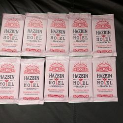 HAZBIN HOTEL SEASON TWO TRADING CARDS 2ND EDITION BOOSTER PACK LOT OF 10