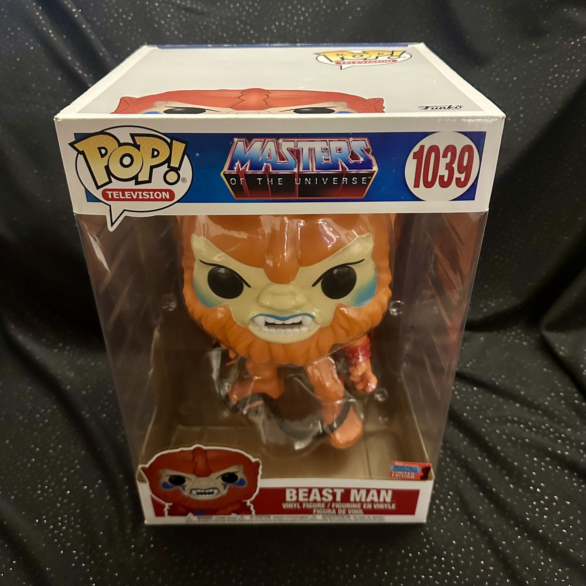 Funko Pop! | Masters of the Universe Beast Man #1039, 10" 2020 Convention Exclusive