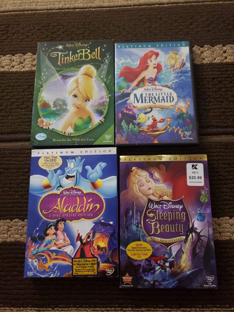 18 Pc. Kids Dvd Lot Disney, Dreamworks TV