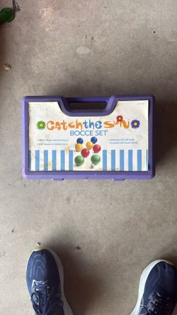 Vintage Bocce Ball Set