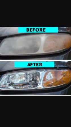 We do headlight restoration
