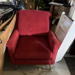 Red Accent chair 