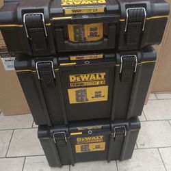 Dewalt 3 Pc Tuff System Tool Boxon Wheels
