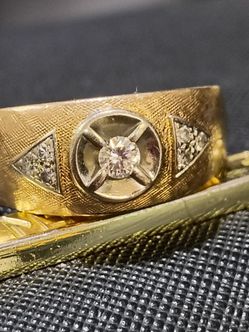 ANILLO  ORO  PURO 14 K - 8.9 G