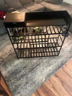 Shoe stand and TV stand good condition clean