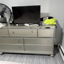 Sectional Couch And Bedroom Set And 70 Inch Tv For Sale