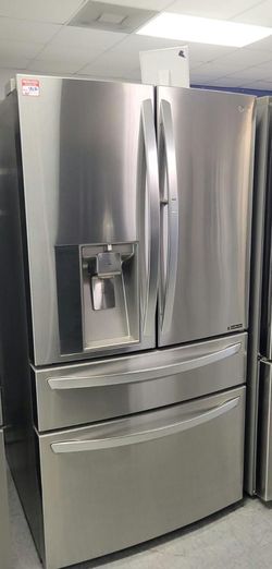 LG 4‑Door French Door Fridge – Stainless, Ice & Water