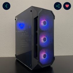 Gaming PC And Monitor 