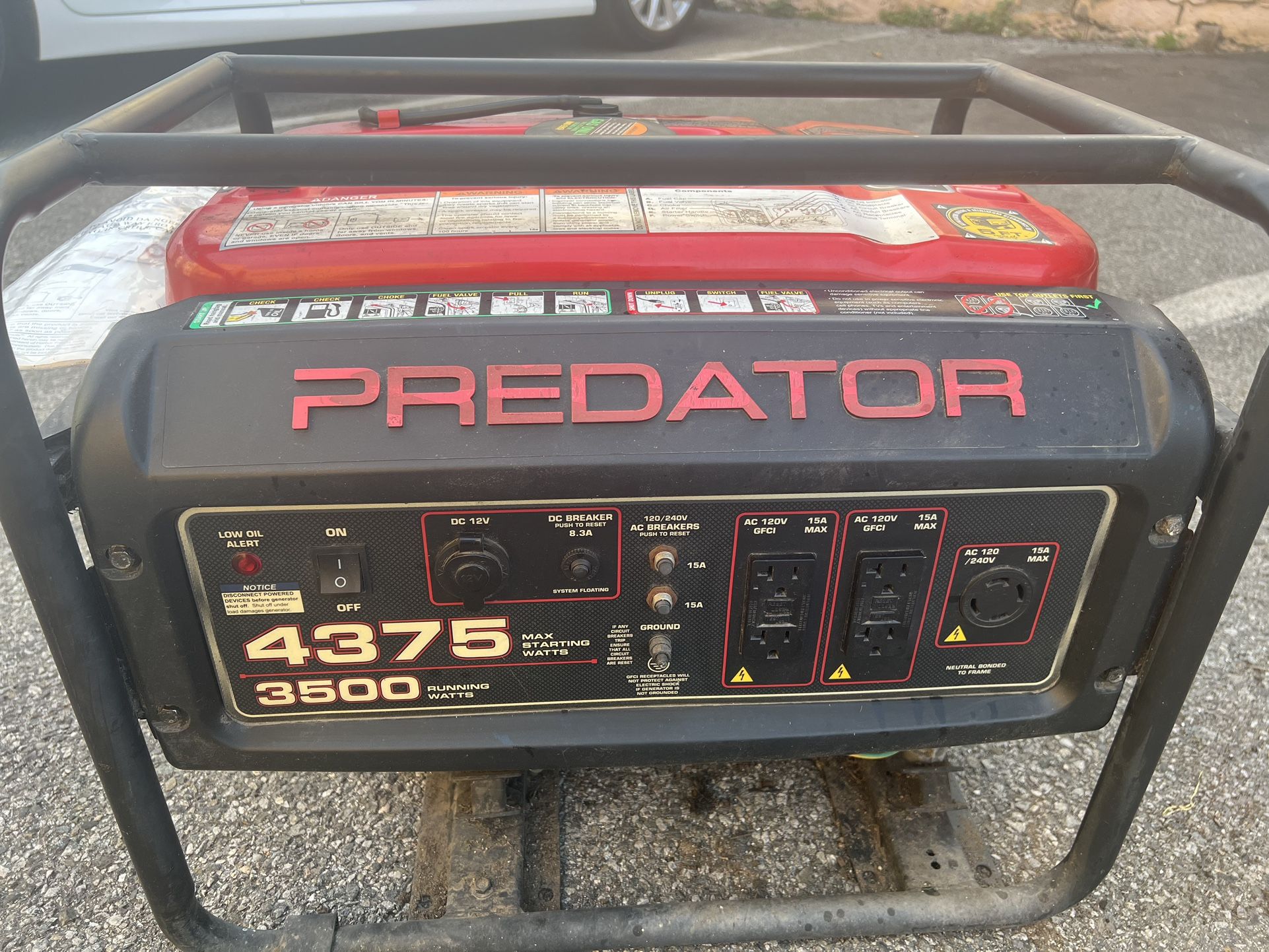 power generator predator 4375