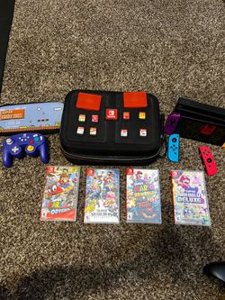 Nintendo swich with games