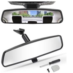 Rearview mirror, interior rearview mirror kit, anti-glare, universal adjustment, OEM type, 