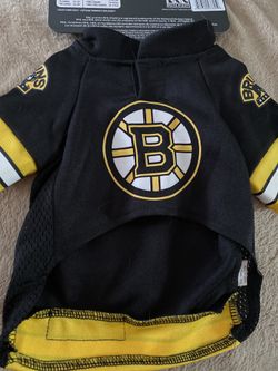 New dog jersey bruins size small