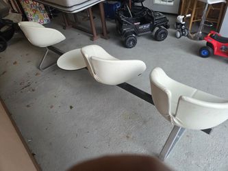 Leather Fjord system chair set