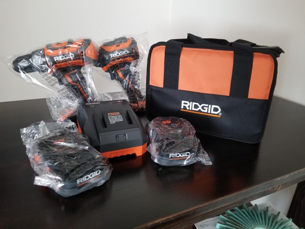 *Brand New*Rigid Series 5 Drill & Driver Combo Kit-Brushless Motor