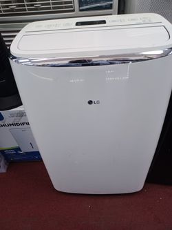14000btu Portable Ac By LG/ Dual Inverter/ Ultra Quiet/ Smart WiFi/ Alexa Compatible.  Complete Set New