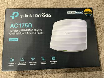 TP-Link Omada EAP245 WiFi Access Point (POE Powered)