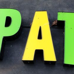YAA PAT 18" letters - led illuminated 