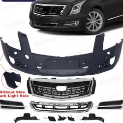 For 2013-2017 Cadillac XTS Front Bumper Cover Assembly W/Sensor Holes G1000983-A