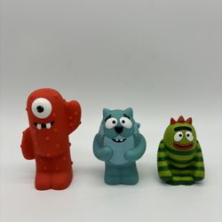2008 YO GABBA GABBA! GANG FIGURES Wildbrain Magic Store Spin Master Rare Loose 