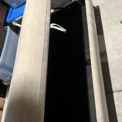 Upholstery Ottoman W/Storage 62x32