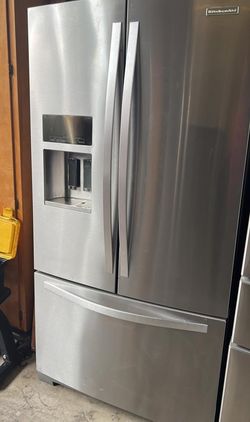 KitchenAid 3 Door Stainless Steel Fridge
