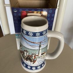 1995 Budweiser Holiday Stein 