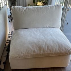 BRAND NEW Living Spaces Armless Chair - Adelina