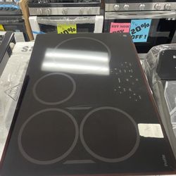 BLACK BUILT IN ELECTRIC COOKTOP
