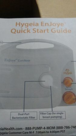 Hygeia EnJoye breast pump