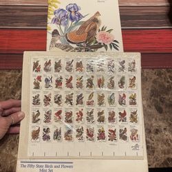 ***1982 50 STATE BIRD AND FLOWERS MINT STAMP SET ***
