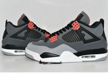 Jordan 4 infra reds/grey size 10.5