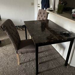 Table With 2 Chairs 