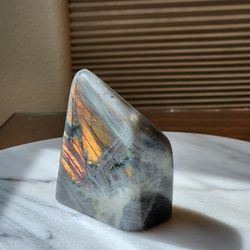 0.9 Lb (401g) Labradorite Slab Quartz Crystal 